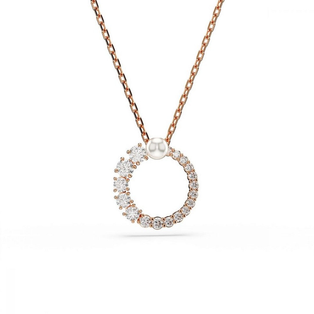 Swarovski Collana Donna Matrix Rose Gold - 5692265 - Gioielleria De Patto
