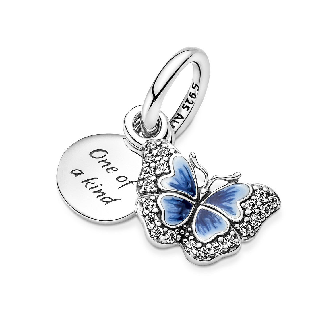 Pendente Donna Pandora Farfalla Blu - 790757C01 - Gioielleria De Patto