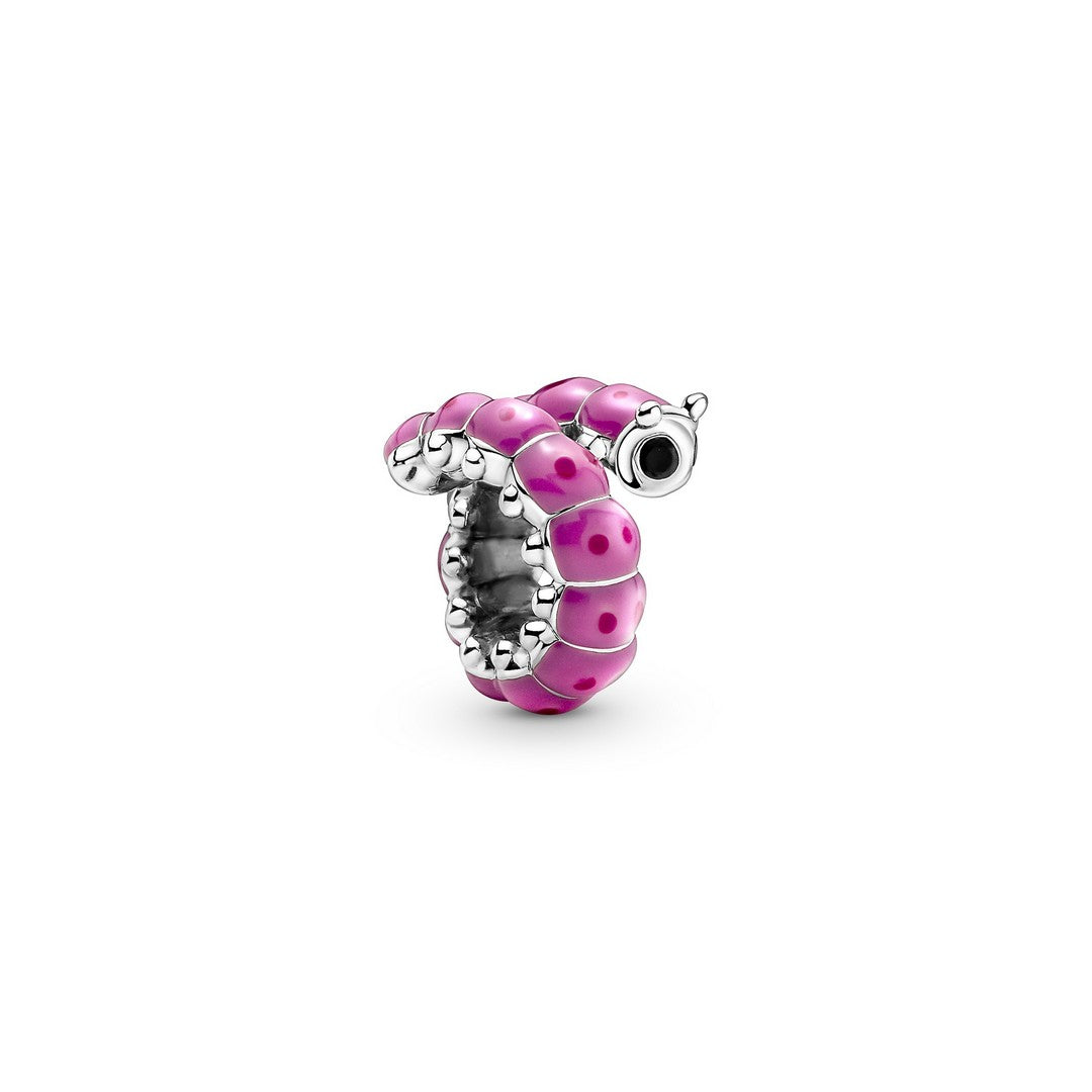 Charm Donna Pandora Bruco Rosa - 790762C01 - Gioielleria De Patto