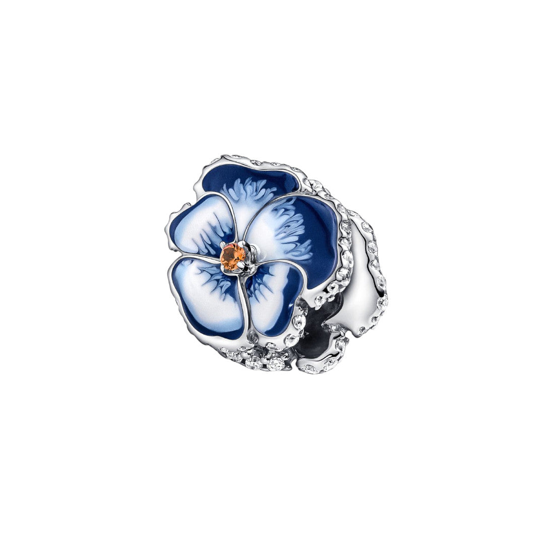 Charm Donna Pandora Viola del Pensiero Blu - 790777C02