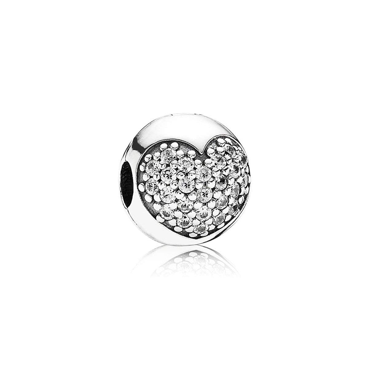 Charm Donna Pandora Cuore in Pavé - 791053CZ - Gioielleria De Patto