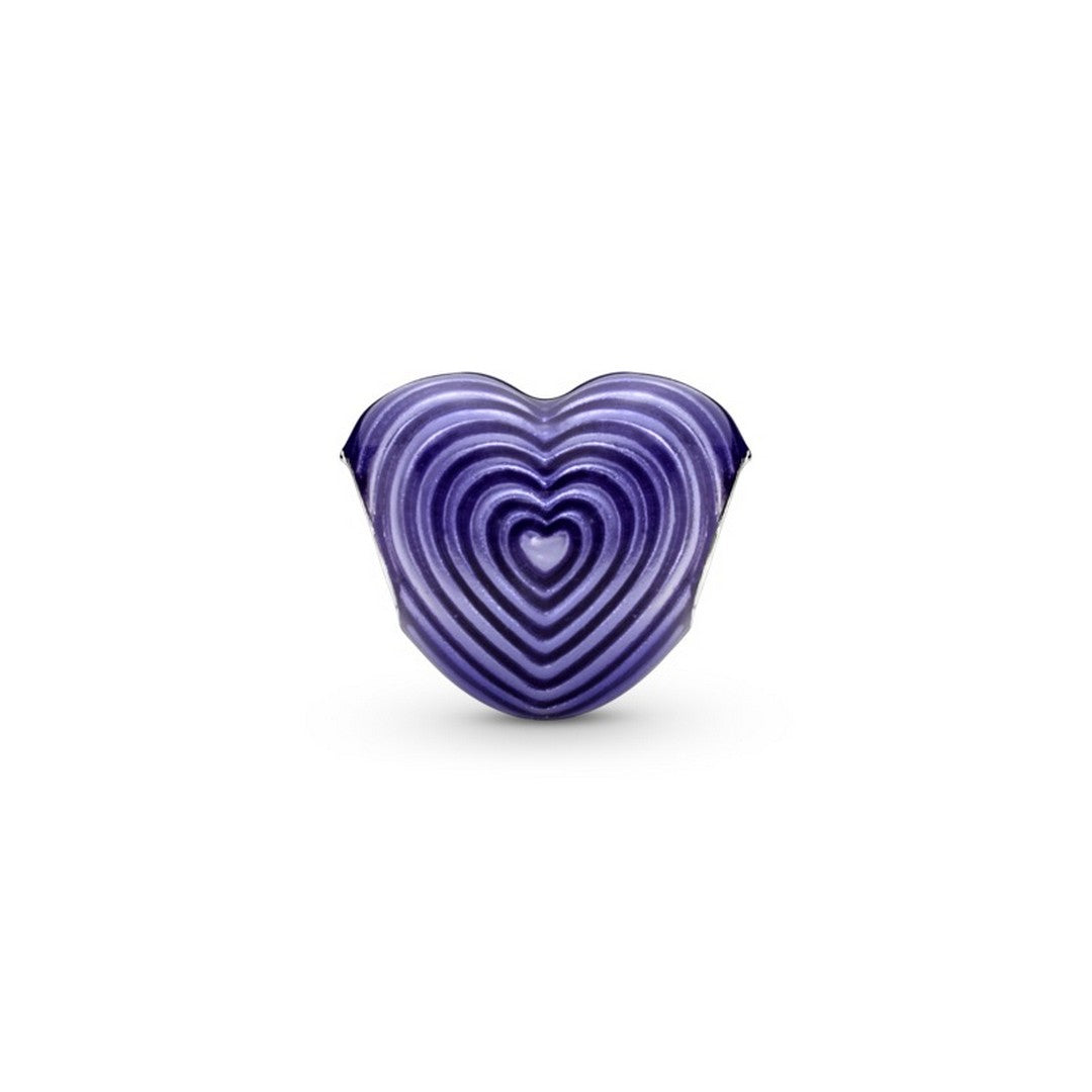 Charm Donna Pandora Batticuore Viola "Mom" - 791160C01 - Gioielleria De Patto