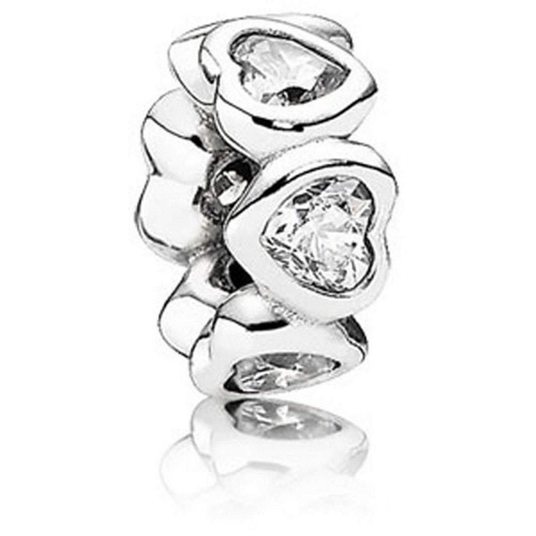 Charm Donna Pandora Cuori Brillanti - 791252CZ - Gioielleria De Patto