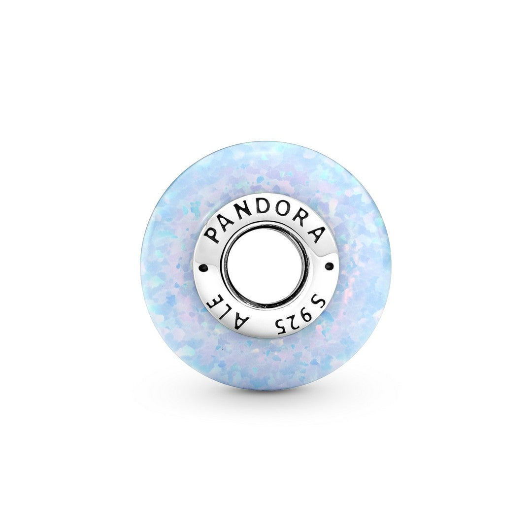 Charm Donna Pandora Opale Blu Oceano - 791691C01 - Gioielleria De Patto