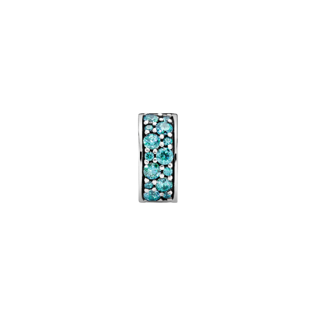 Charm Clip Donna Pandora Pavè Turchese - 791817MCZ
