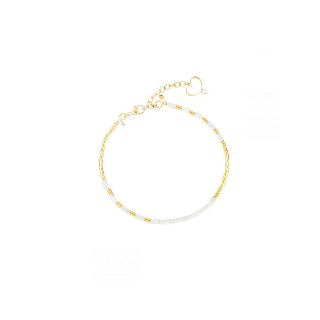 Bracciale Donna Maman et Sophie Mia Africa Aulite Bianca - brmafab - Gioielleria De Patto