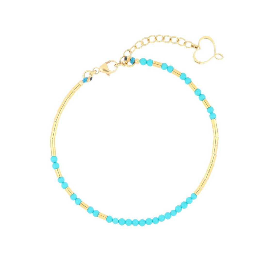 Bracciale Donna Maman et Sophie Mia Africa Turchese - brmaftu - Gioielleria De Patto
