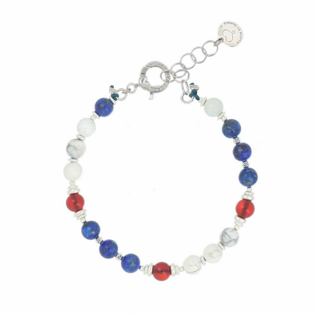 Bracciale Donna Maman et Sophie Tancredi Rosso e Blu - brtanlac - Gioielleria De Patto