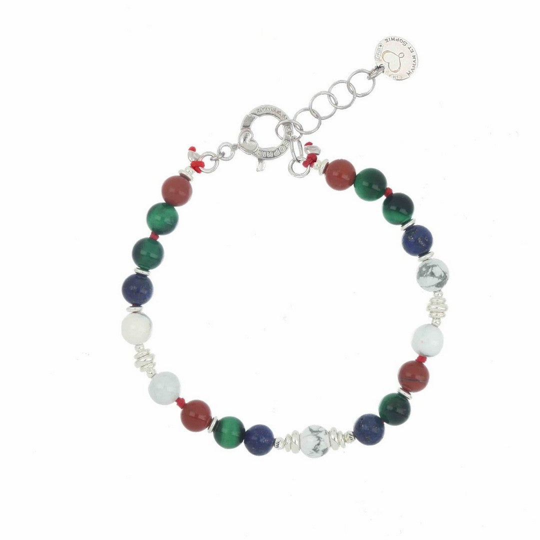 Bracciale Donna Maman et Sophie Tancredi Verde Rosso e Blu - brtanlcva - Gioielleria De Patto