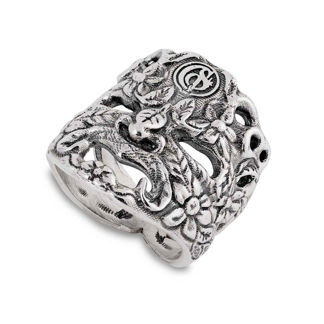 Anello Donna Gerardo Sacco in Argento con Maschera - 27577<br /> - Gioielleria De Patto