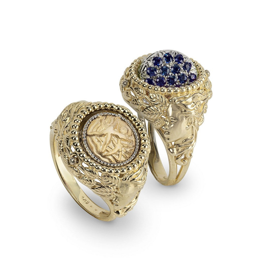 Anello Donna Gerardo Sacco Reverse "Oro" Luglio - Estate - 14286LUG - Gioielleria De Patto
