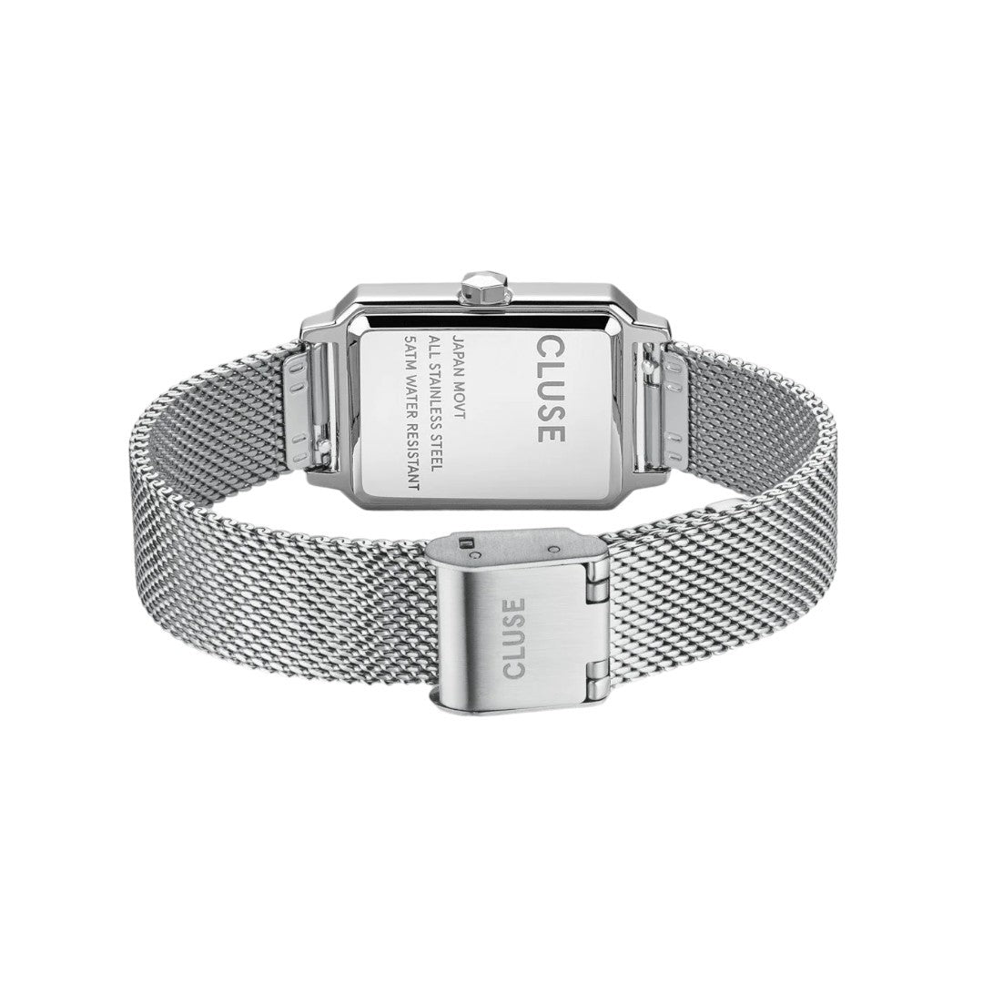Cluse Orologio Donna Fluette Watch Mesh White, Silver Colour - CW11509 - Gioielleria De Patto