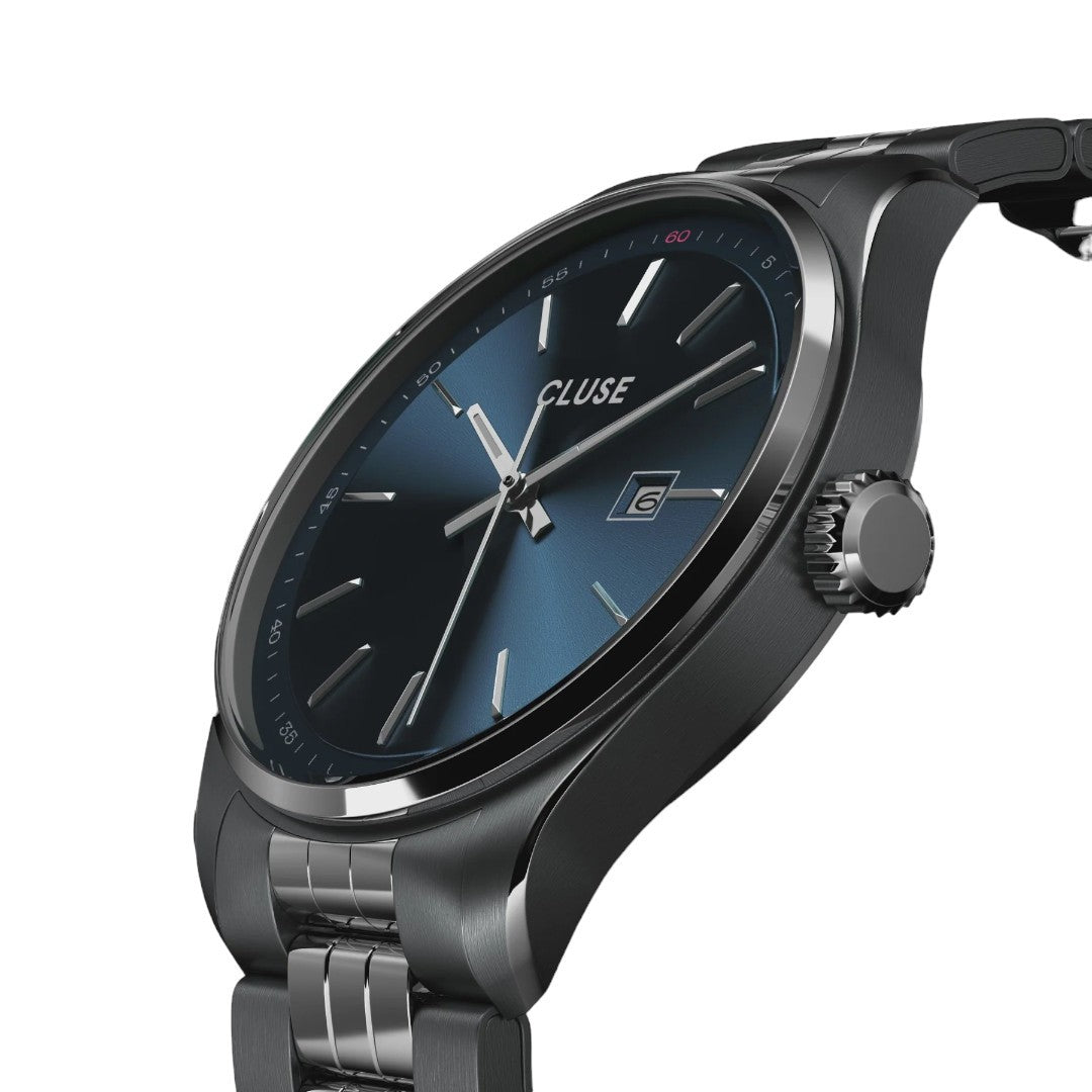 Cluse Orologio Uomo Anthéor Watch Steel Blue, Silver Colour - CW20903 - Gioielleria De Patto