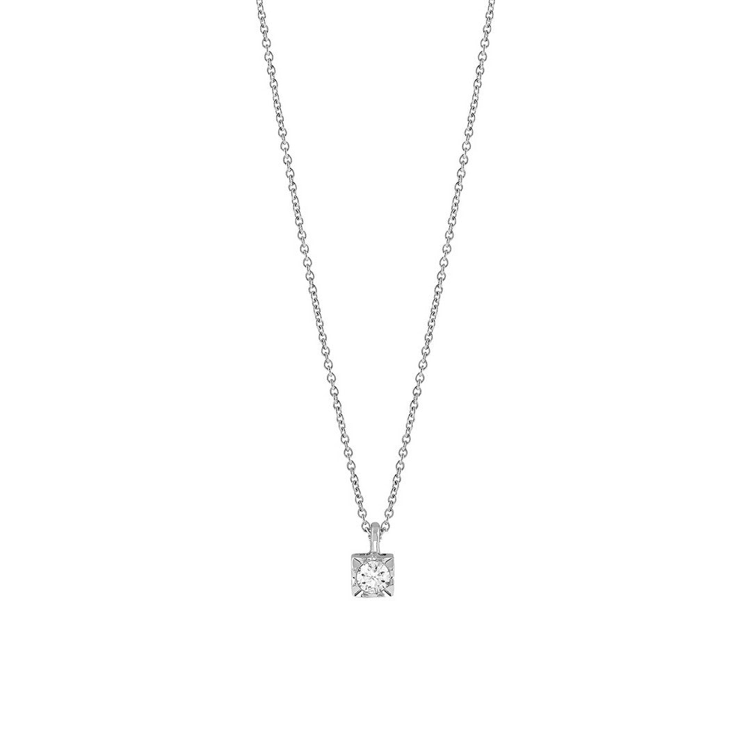 Bliss Collana Donna Precious punto luce con diamante - 20104697 - Gioielleria De Patto