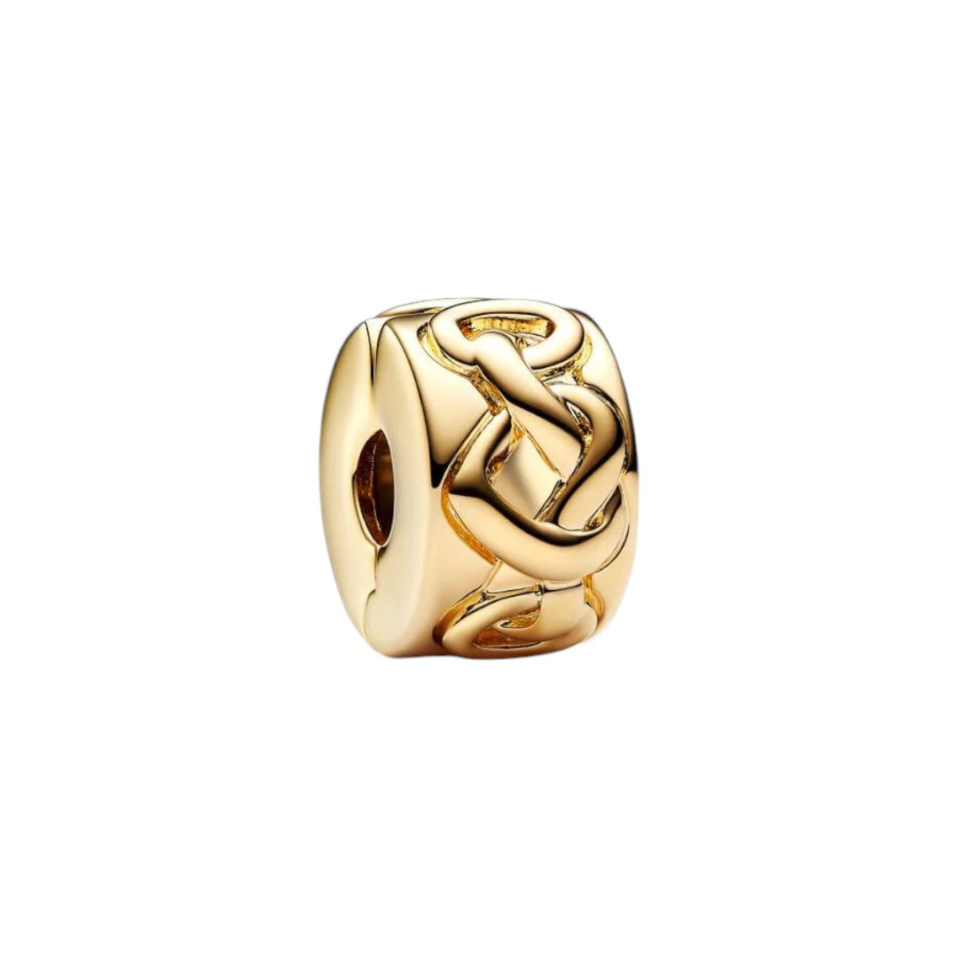 Charm Clip Donna Pandora Cuori Intrecciati - 768035C00 - Gioielleria De Patto