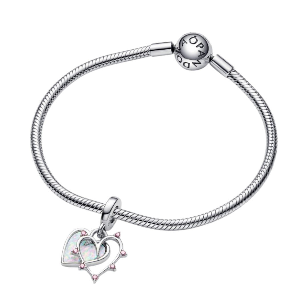 Charm Pendente Donna Pandora Cuore dell'Amicizia Opale - 793434C01 - Gioielleria De Patto