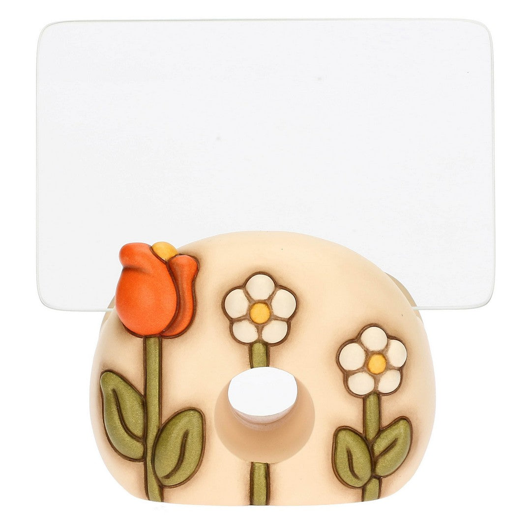 Thun Portafoto in vetro e ceramica con base sagomata Happy Country - C3242H90 - Gioielleria De Patto