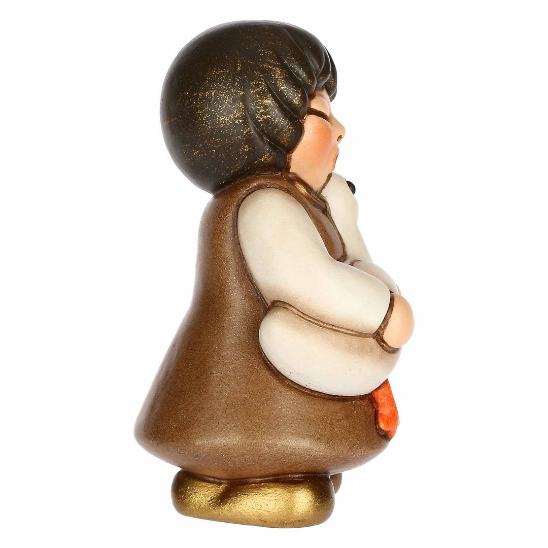 Thun Bimba con oca in ceramica Presepe Classico - S3397A83 - Gioielleria De Patto