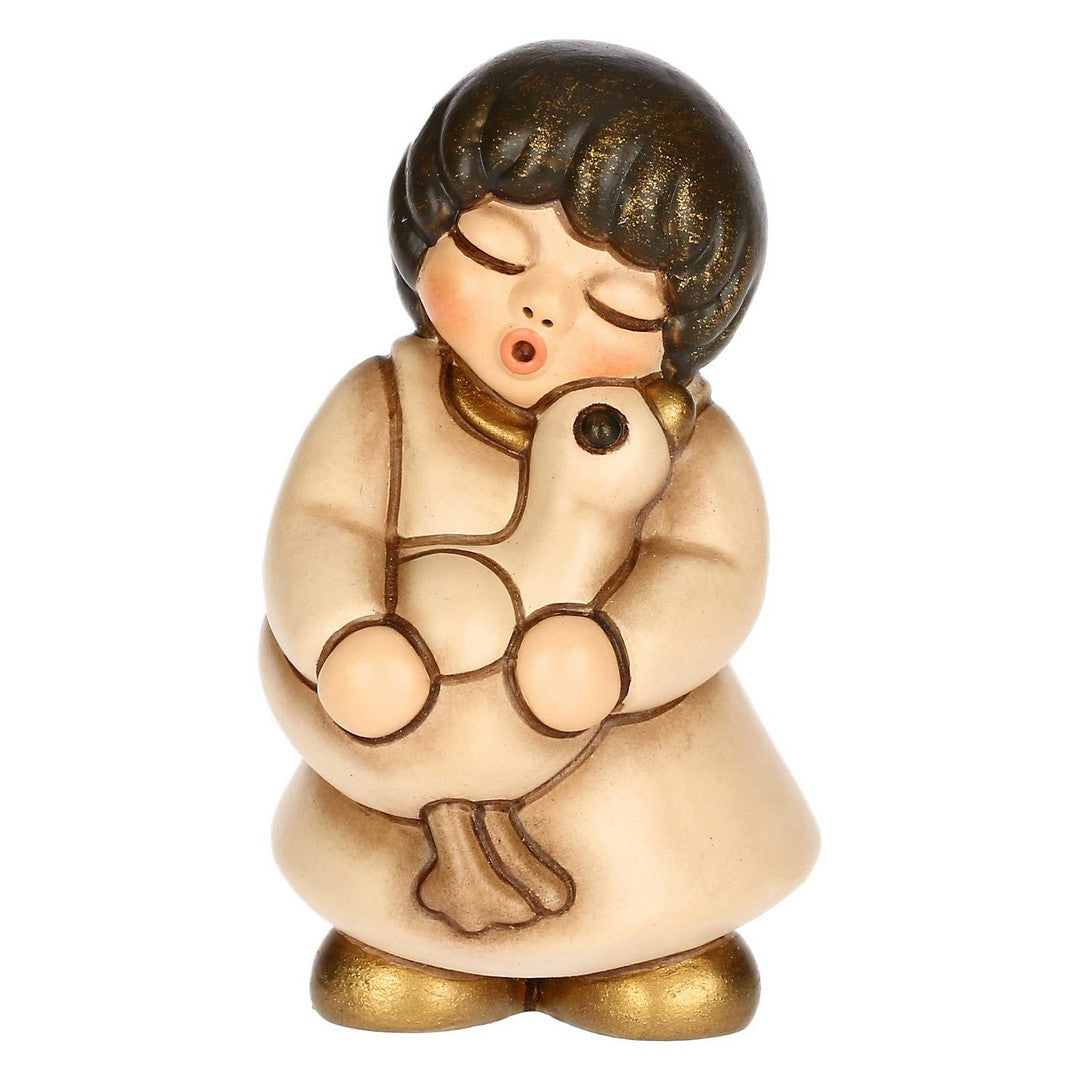 Thun Bimba con oca in ceramica Presepe Classico - S3397B83 - Gioielleria De Patto