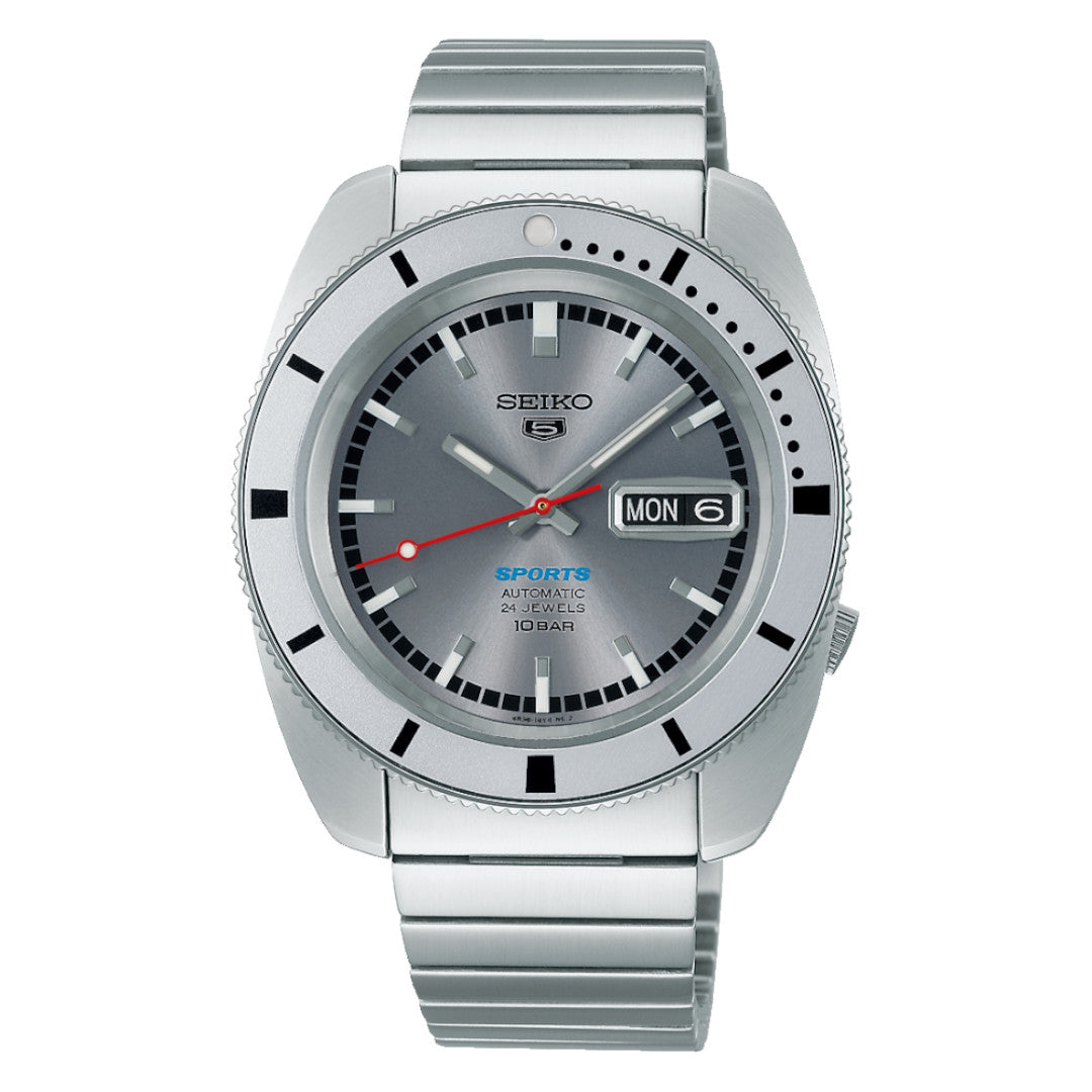 Seiko Orologio Uomo 5 Automatique Homme Gris 2024 61-5D Re-Creation El 9999 Pcs - SRPL03K1 - Gioielleria De Patto