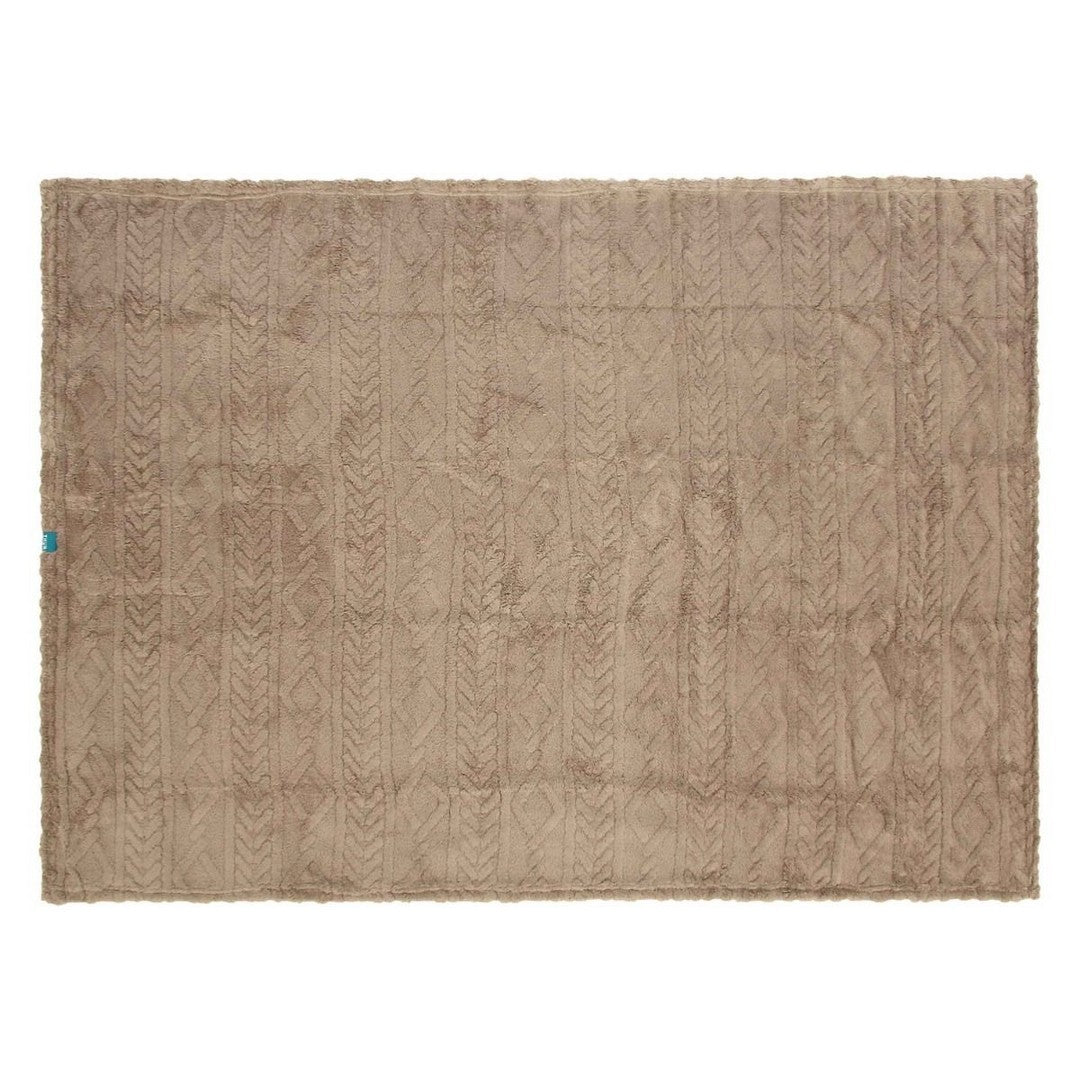 Thun Coperta Inverno Incantato con manici in ecopelle, tortora - P5173P00 - Gioielleria De Patto