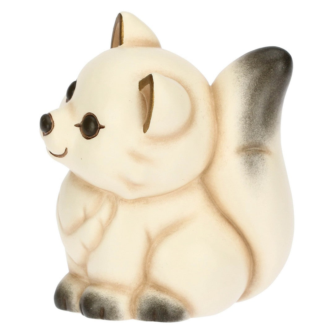Thun Volpe bianca Perla in ceramica Inverno Incantato, piccola - F3430H90 - Gioielleria De Patto