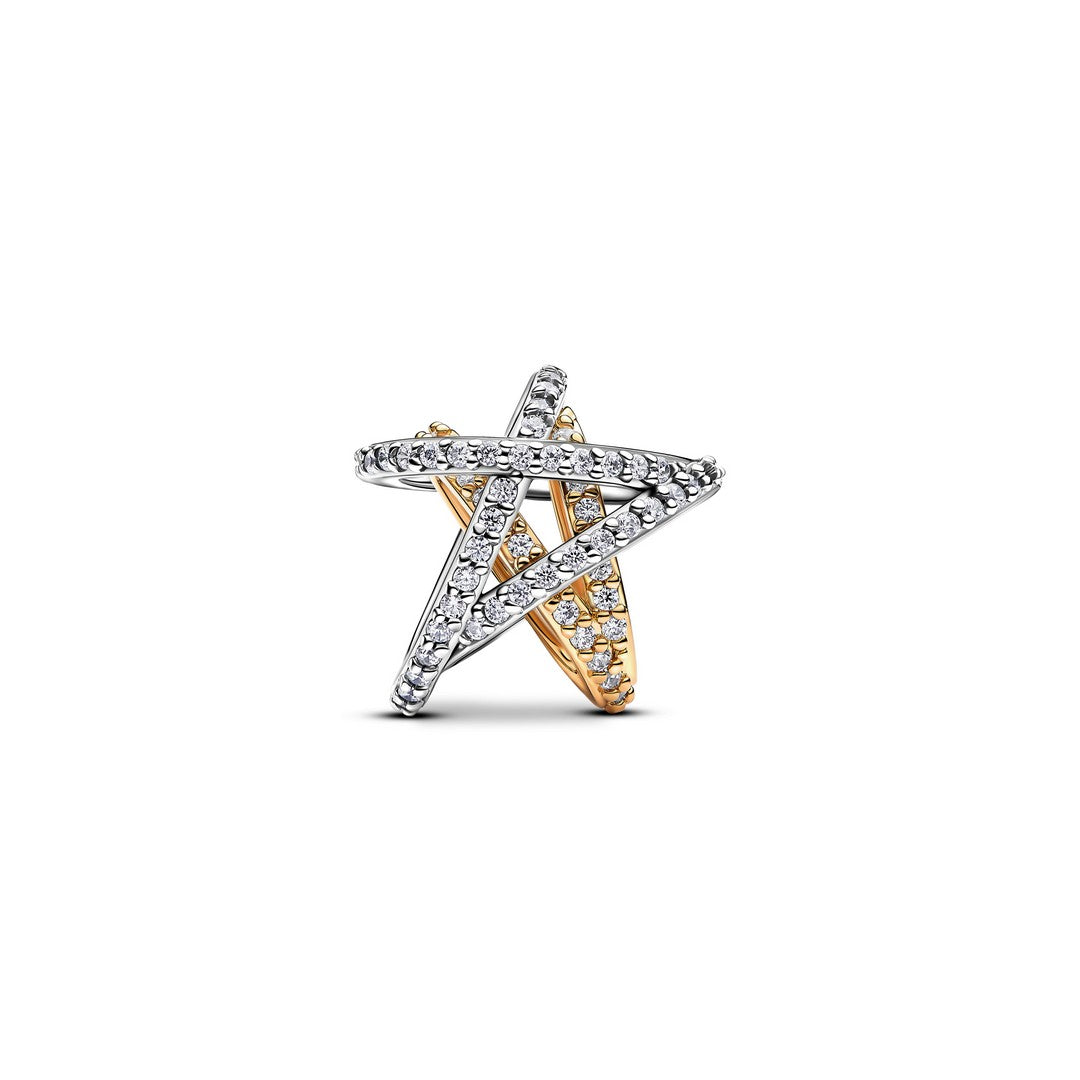 Charm Donna Pandora Stella Intrecciata Luminosa - 763590C01 - Gioielleria De Patto