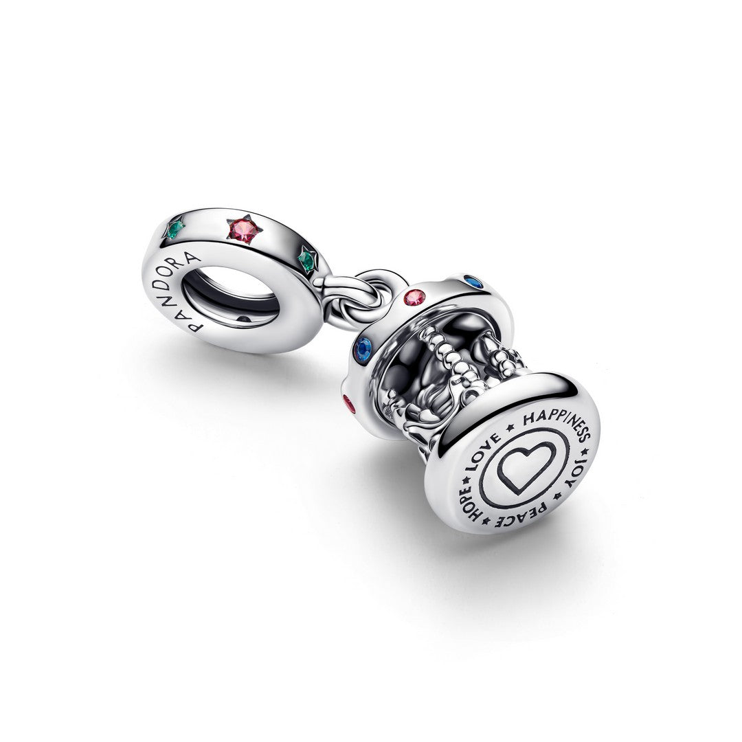 Charm Donna Pandora Pendente Giostra di Natale - 793586C01 - Gioielleria De Patto