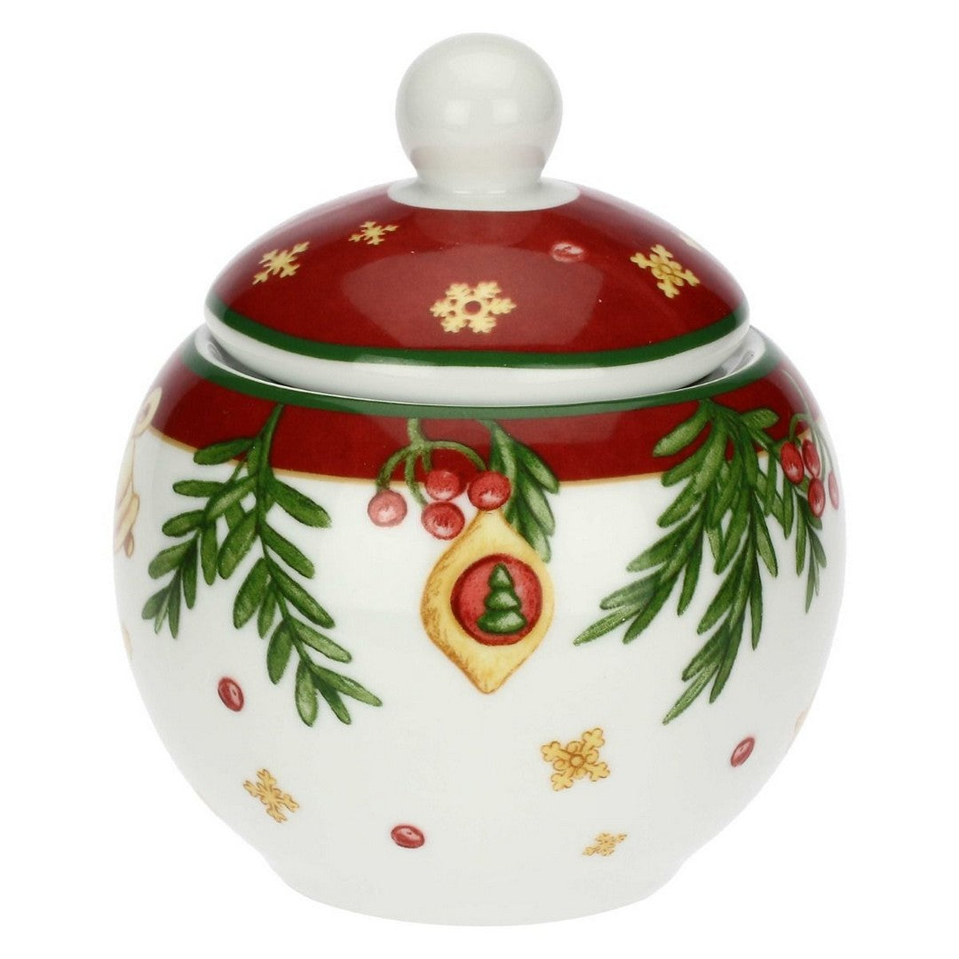 Thun Set 2 tazzine espresso e zuccheriera in porcellana Sorprese di Natale - P5077A91