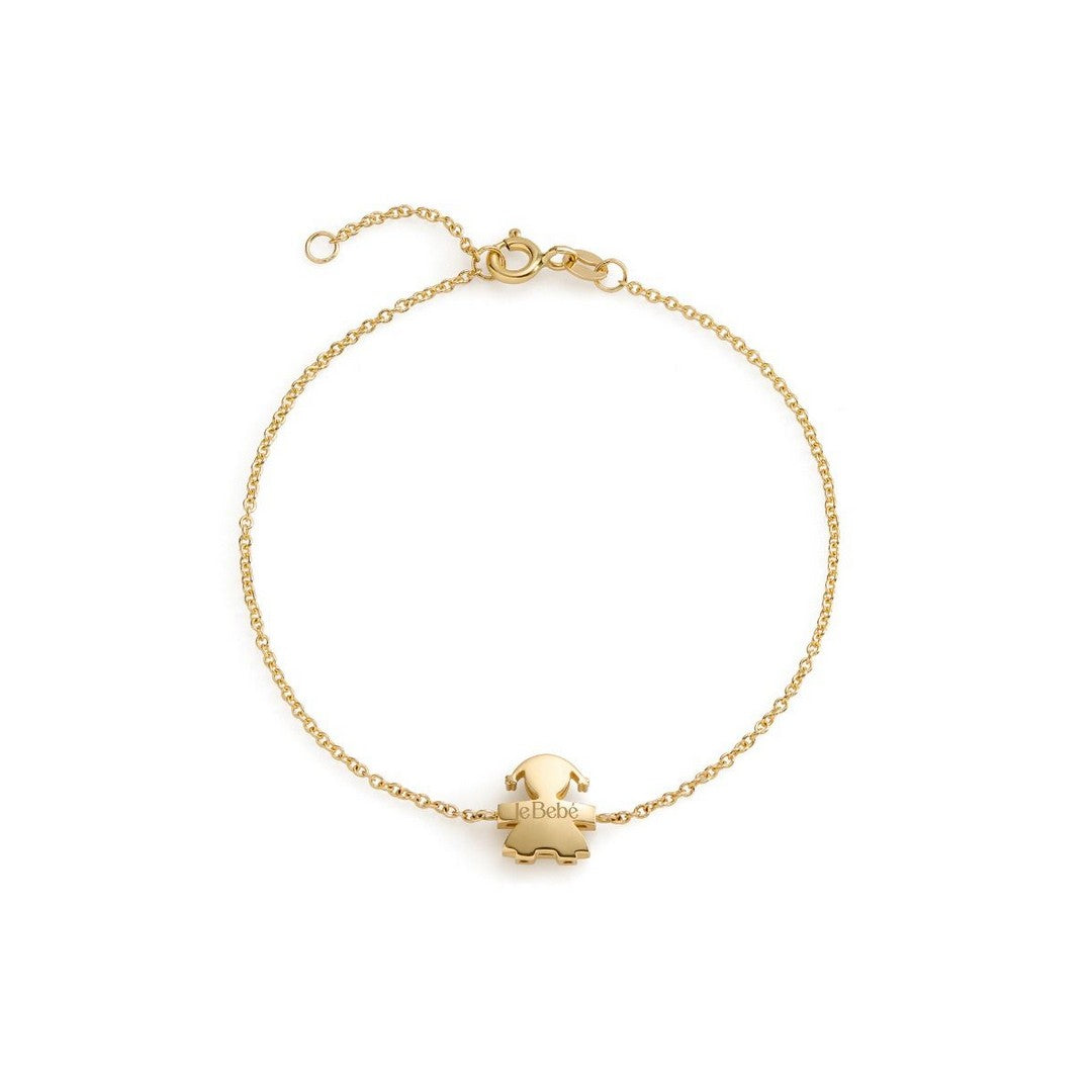 Bracciale Donna Lebebè I Tesorini Big con sagoma bimba - LBB907