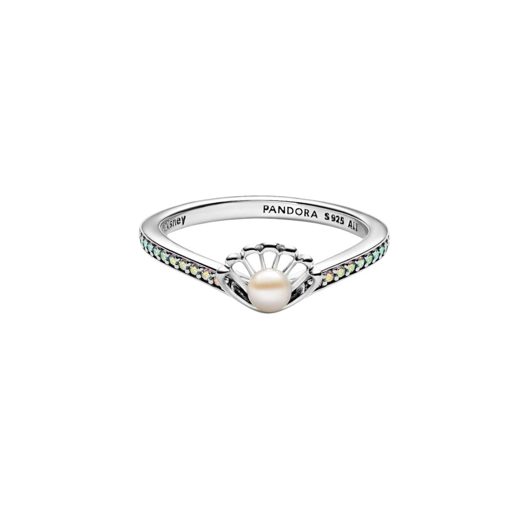 Anello Donna Principesse Disney, Ariel, con Perla d'Acqua Dolce Coltivata - 193654C01