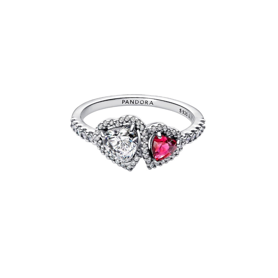 Anello Donna Pandora Doppi Cuori - 193662C01