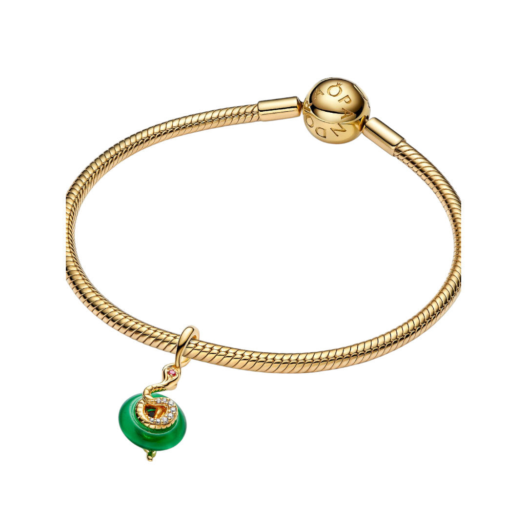 Charm Donna Pandora Serpente Vetro di Murano - 763617C01