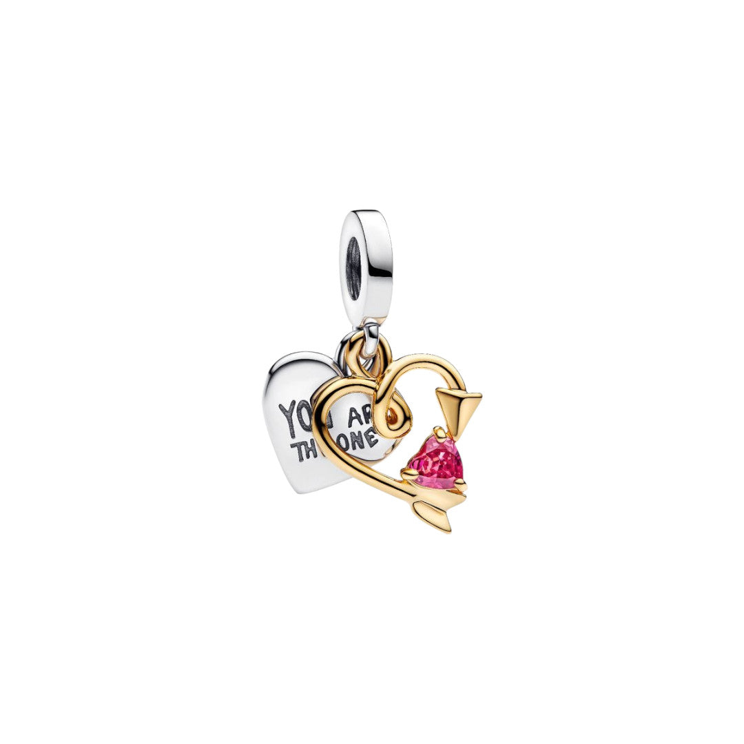 Pendente Donna Pandora Cuore con Freccia da incidere - 763622C01