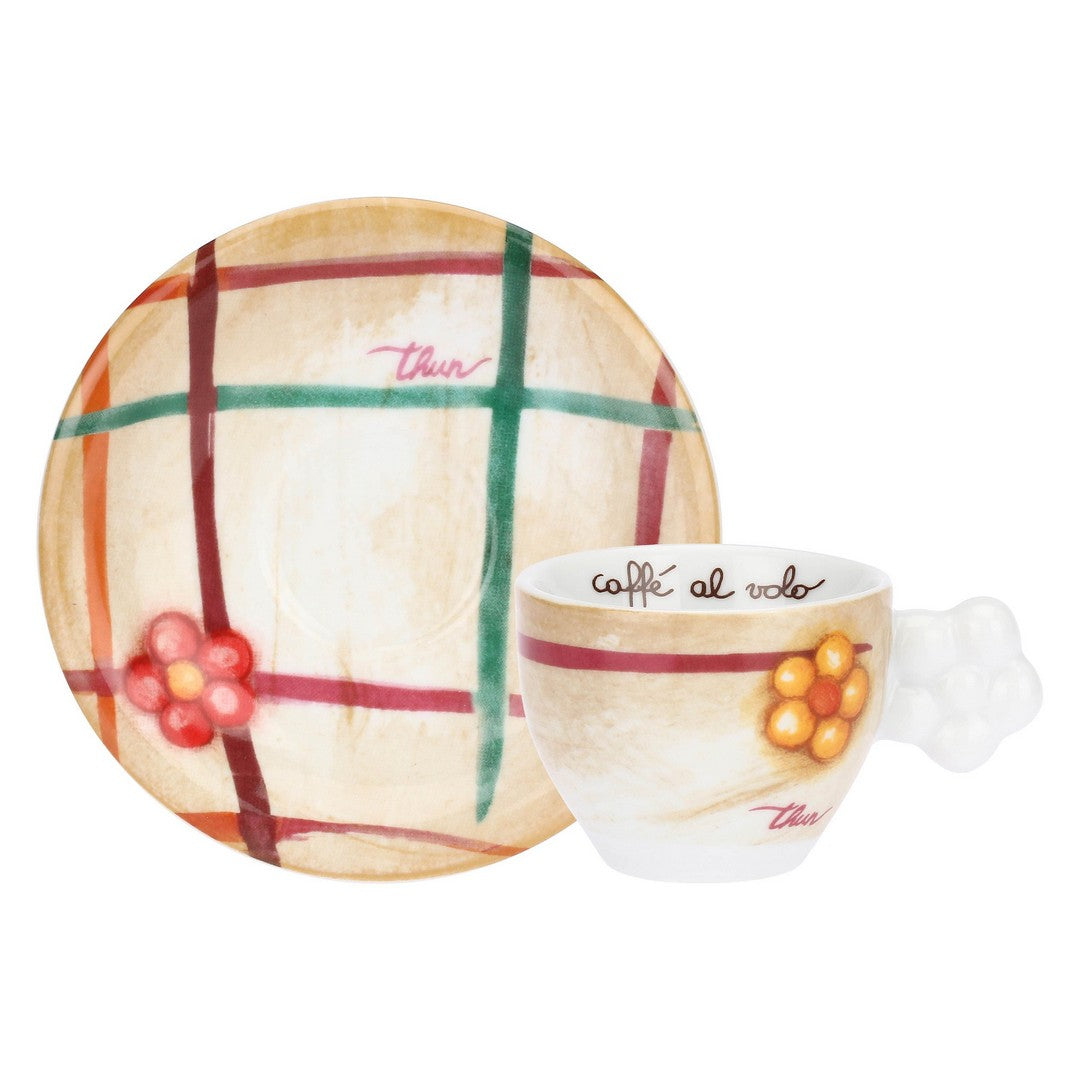 Thun Conf. 2 tazzine e zuccheriera in porcellana Codette - T10401505P00