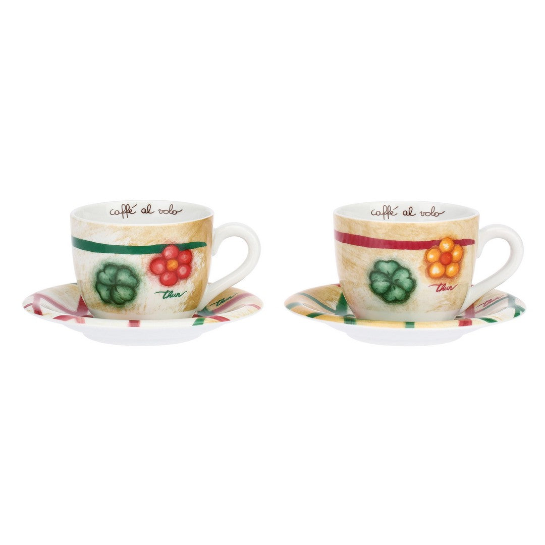 Thun Conf 2 tazze colazione in porcellana Codette - T10404419P00