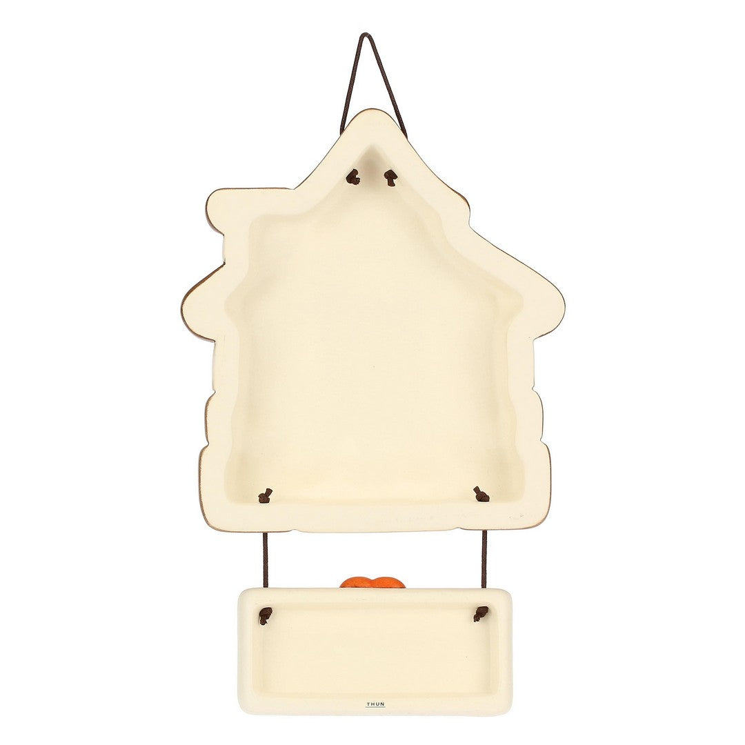 Thun Formella a forma di casa in ceramica Inverno Incantato - A1207H90
