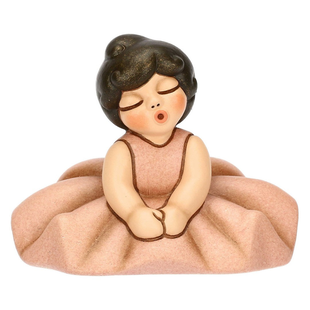 Thun Ballerina rosa seduta in ceramica - T10053302H90B