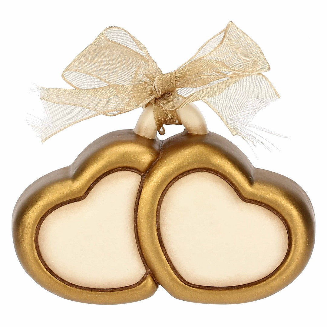 Thun Mini formella in ceramica coppia di cuori - T10073594A80B