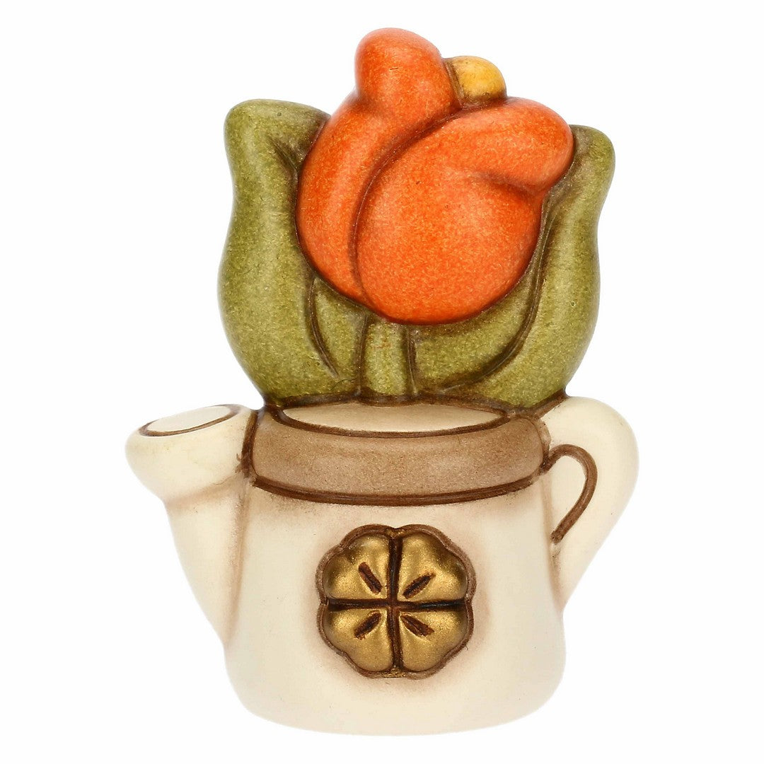 Thun Mini annaffiatoio in ceramica con tulipano - T10043338H90B