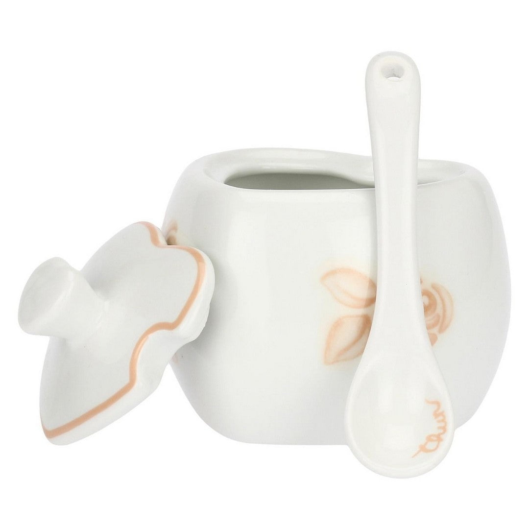 Thun Mini zuccheriera in porcellana a forma di cuore con cucchiaino - T10142472P00B