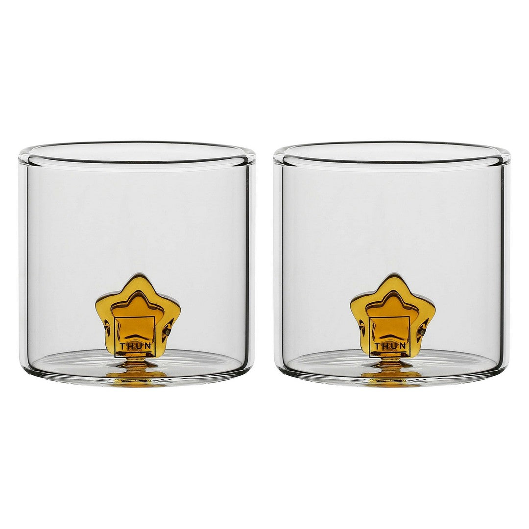 Thun Set 2 bicchierini in vetro con stella - T10299116P00B