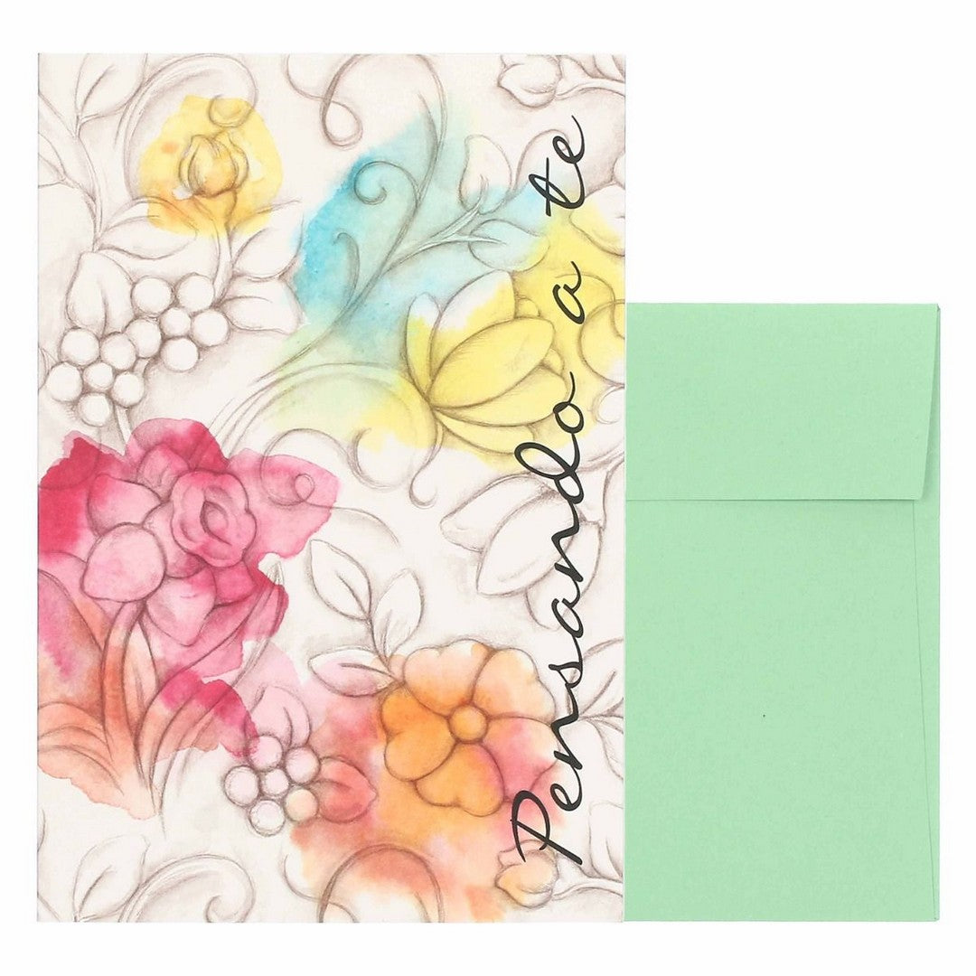 Thun Biglietto d'auguri fiori - T10583373P00