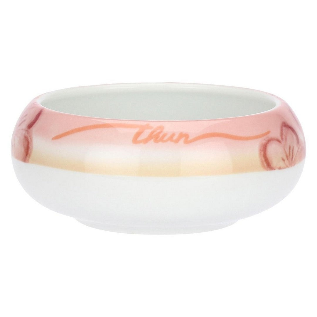 Thun Set piatto con 3 ciotoline in porcellana Bloomia - T10159570P00