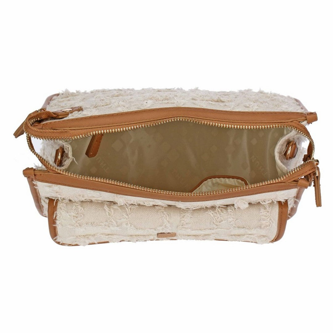 Thun Borsa tracolla in tessuto ed ecopelle - t10267349p00