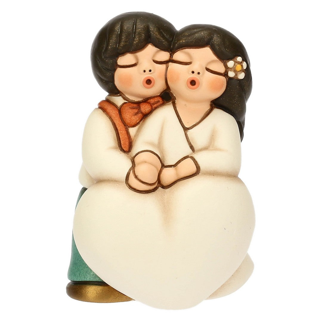 Thun Sposini in ceramica con cuore, piccoli - T10058298H90B