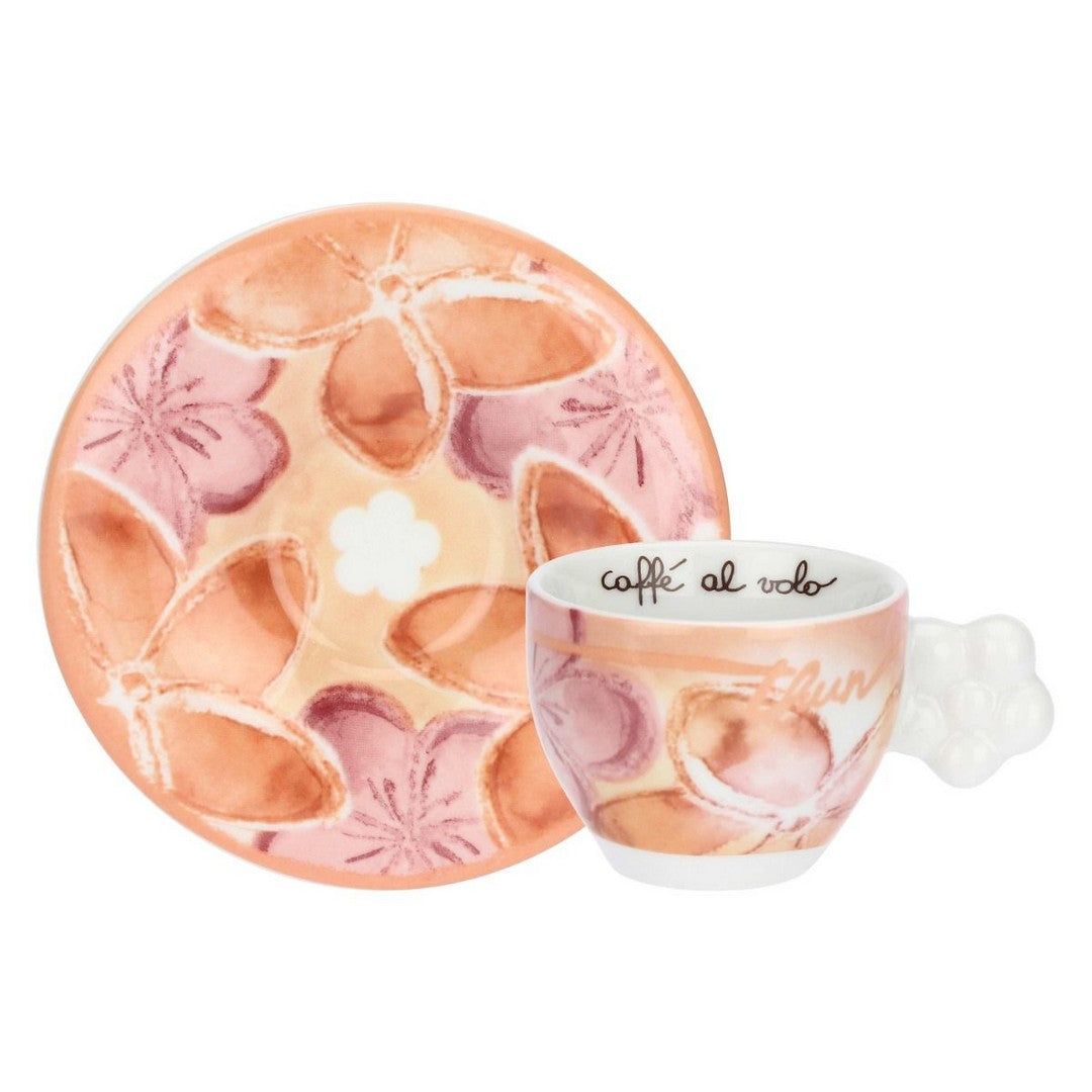 Thun Set 2 tazzine caffè con zuccheriera in porcellana Bloomia - T10161505P00
