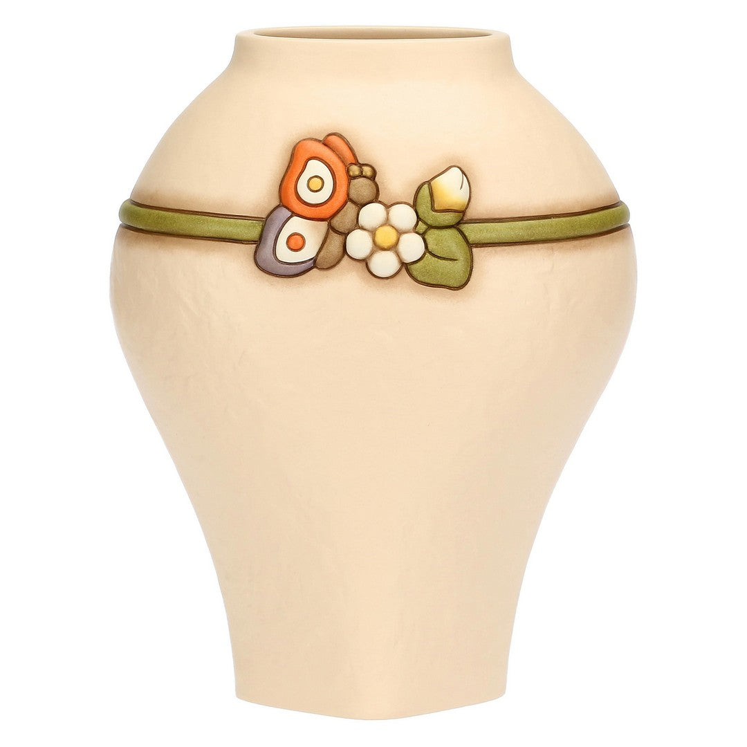 Thun Vaso in ceramica con farfalla Country Bloom, grande - T10105261H90
