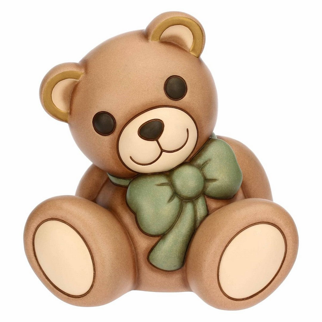 Thun Teddy con fiocco in ceramica, grande - T10025276H90