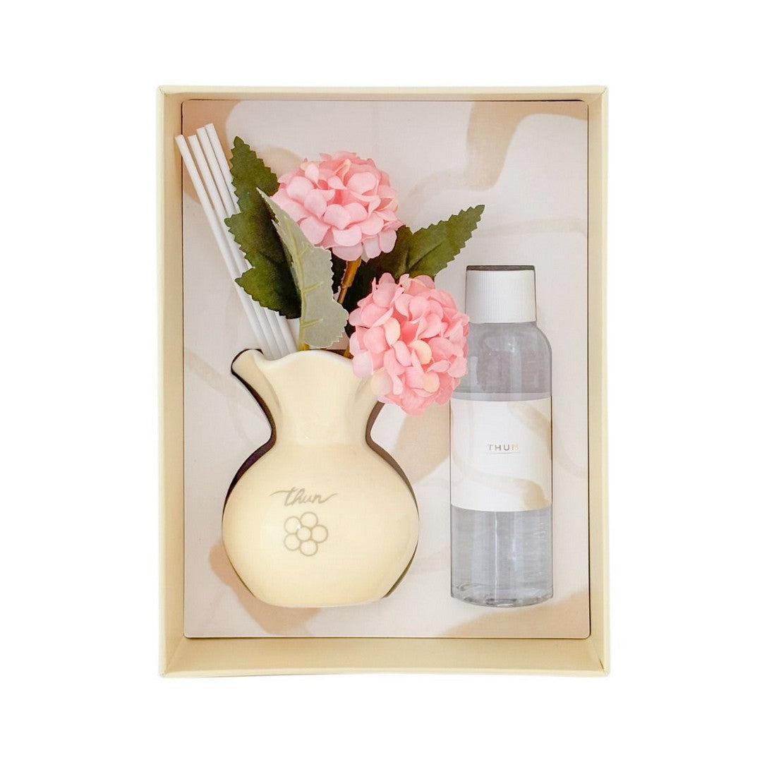 Thun Confezione regalo mini diffusore con fiori, taupe - T10595201P00B